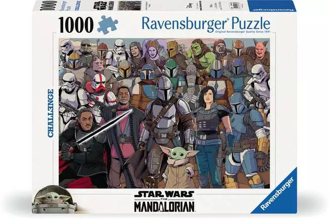 Jigsaw Puzzle Challenge - The Mandalorian - 1000 Pieces Puzzle