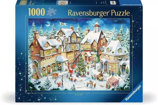 Jigsaw Puzzle Christmas Village Limited Edition - 1000 Pieces Puzzle