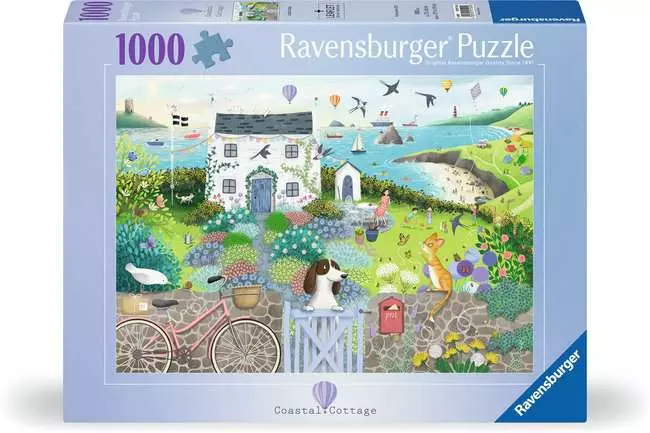 Jigsaw Puzzle Coastal Cottage - 1000 Pieces Puzzle