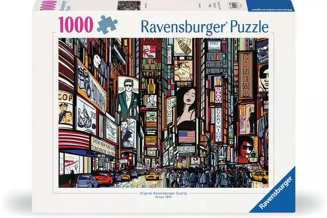 Jigsaw Puzzle Colourful New York - 1000 Pieces Puzzle