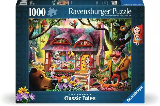 Jigsaw Puzzle Come in, Red Riding Hood - 1000 Pieces Puzzle