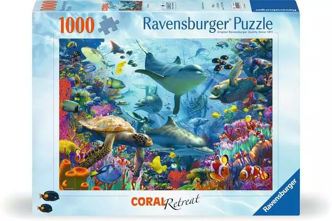 Jigsaw Puzzle Coral Reef Retreat - 1000 Pieces Puzzle