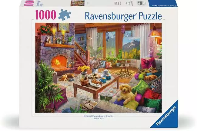 Jigsaw Puzzle Cosy Cabin - 1000 Pieces Puzzle