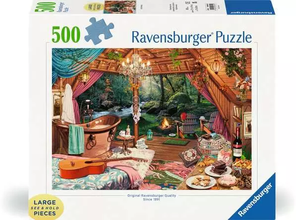 Jigsaw Puzzle Cosy Glamping - 500 Pieces Puzzle