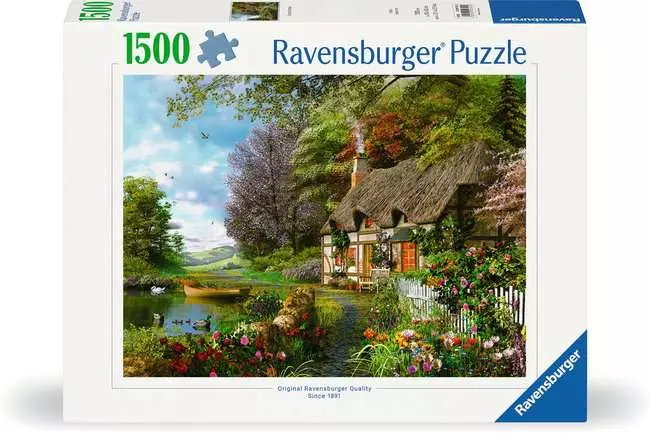 Jigsaw Puzzle Country Cottage - 1500 Pieces Puzzle