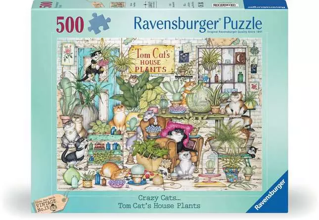 Jigsaw Puzzle Crazy Cats - Tom Cat