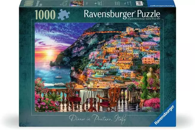 Jigsaw Puzzle Dinner in Positano - 1000 Pieces Puzzle