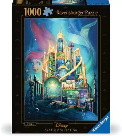 Jigsaw Puzzle Disney Ariel Castle - 1000 Pieces Puzzle