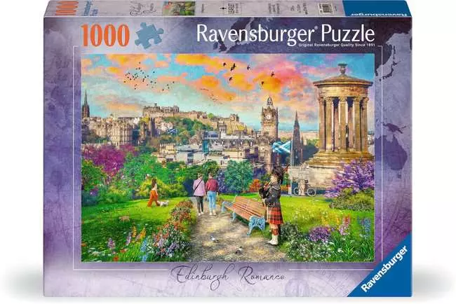 Jigsaw Puzzle Edinburgh Romance - 1000 Pieces Puzzle