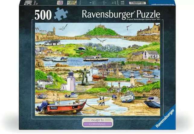 Jigsaw Puzzle Escape to Cornwall - 500 Pieces Puzzle