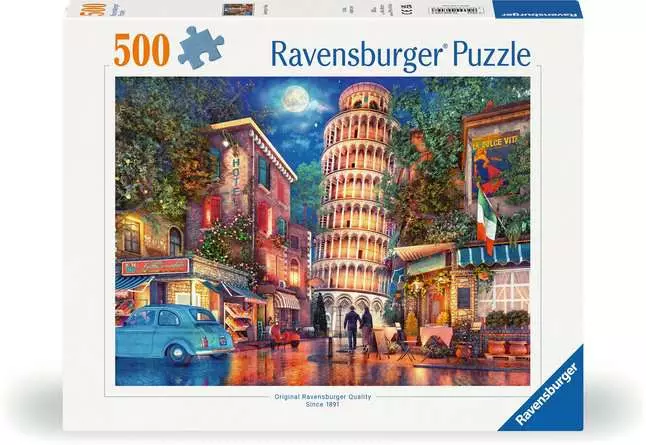 Jigsaw Puzzle Evening in Pisa - 500 Pieces Puzzle