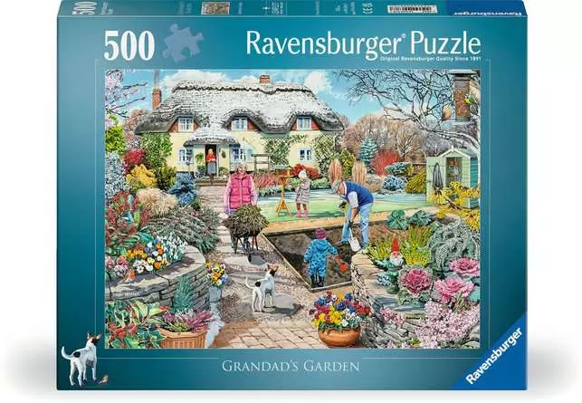 Jigsaw Puzzle Grandad's Garden - 500 Pieces Puzzle