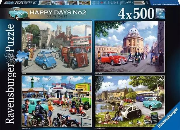 Jigsaw Puzzle Happy Days No 2, Days Out - 500 Pieces Puzzle