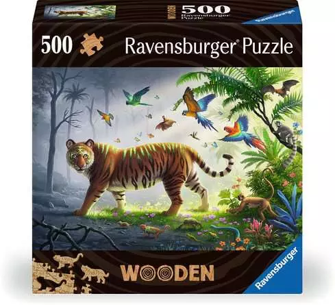 Jigsaw Puzzle Jungle Tiger - 500 Pieces Puzzle