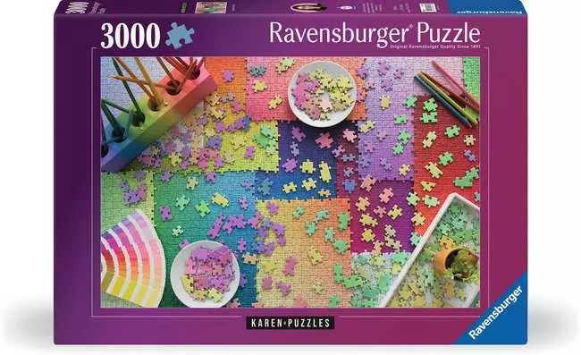 Jigsaw Puzzle Karen Puzzles, Puzzles on Puzzles - 3000 Pieces Puzzle