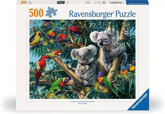 Jigsaw Puzzle Koalas in a tree - 500 Pieces Puzzle