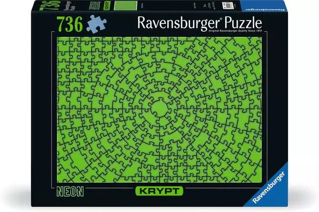 Jigsaw Puzzle Krypt Neon Green - 736 Pieces Puzzle