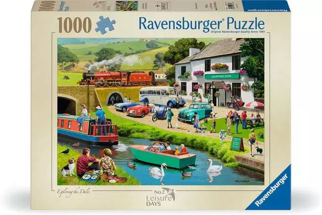 Jigsaw Puzzle Leisure Days No 2 Exploring the Dales - 1000 Pieces Puzzle