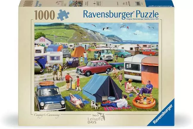 Jigsaw Puzzle Leisure Days No 5 Camping & Caravanning - 1000 Pieces Puzzle