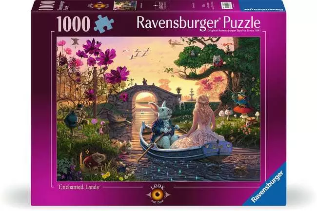 Jigsaw Puzzle Look & Find No.1 - Enchanted Lands - 1000 Pieces Puzzle