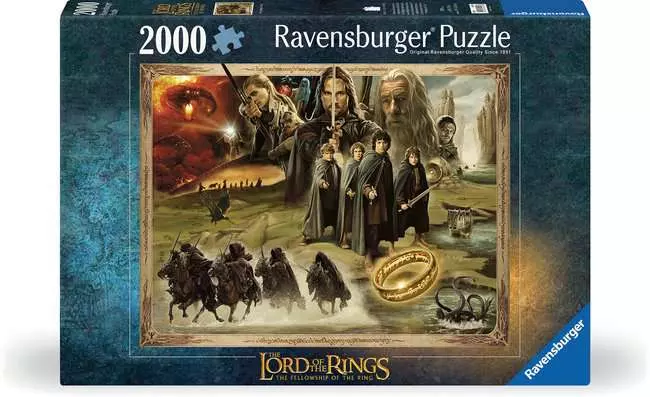 Jigsaw Puzzle Lord of the Rings Fellowship of the Ring - 2000 Pieces Puzzle