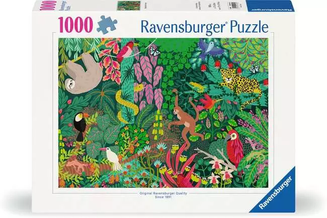 Jigsaw Puzzle Magical Rainforest - 1000 Pieces Puzzle