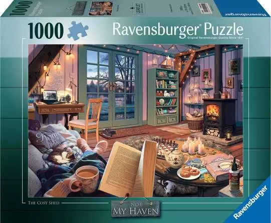 Jigsaw Puzzle My Haven No 6, The Cosy Shed - 1000 Pieces Puzzle