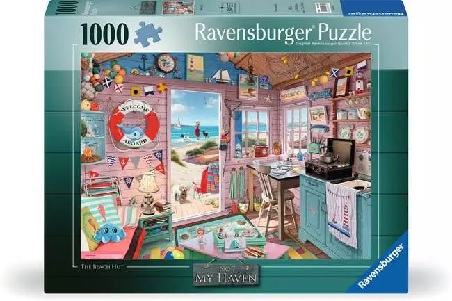 Jigsaw Puzzle My Haven No 7, The Beach Hut - 1000 Pieces Puzzle