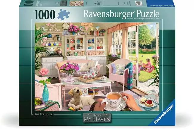 Jigsaw Puzzle My Haven No.9 - The Tea House - 1000 Pieces Puzzle