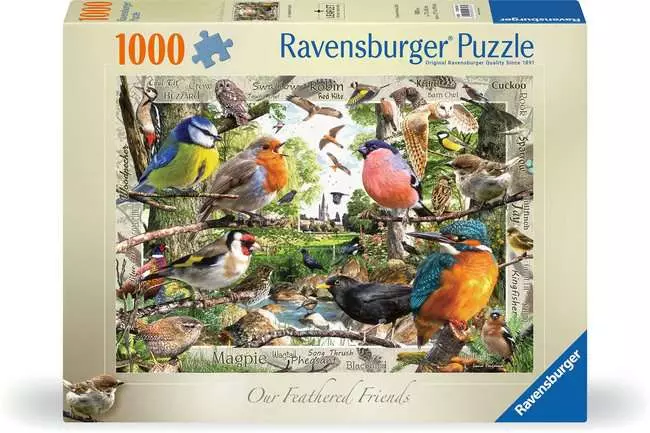 Jigsaw Puzzle Our Feathered Friends - 1000 Pieces Puzzle