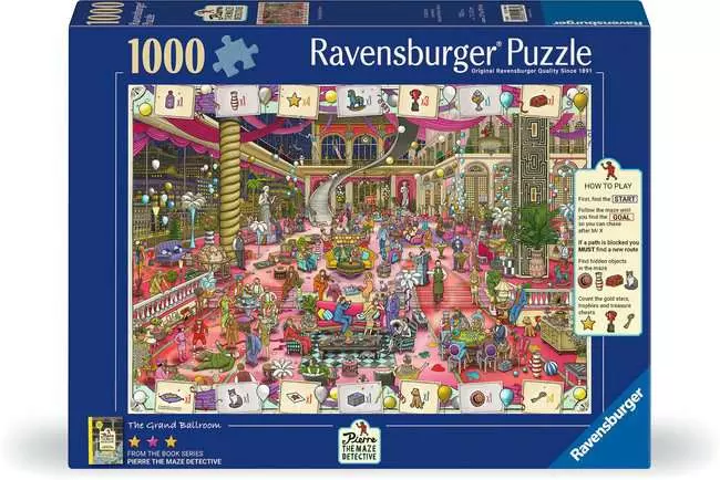 Jigsaw Puzzle Pierre the Maze Detective - 1000 Pieces Puzzle