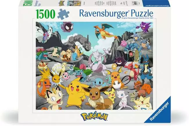 Jigsaw Puzzle Pokemon Classics - 1500 Pieces Puzzle