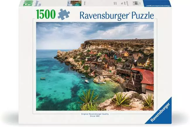 Jigsaw Puzzle Popeye Village, Malta - 1500 Pieces Puzzle