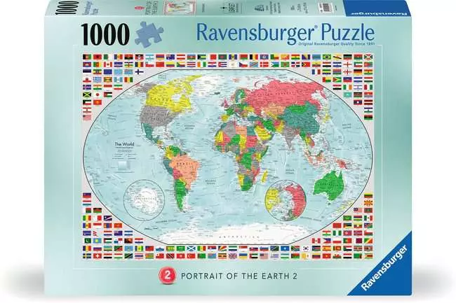 Jigsaw Puzzle Portrait of the Earth 2 - 1000 Pieces Puzzle