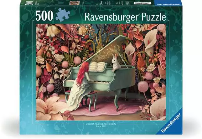 Jigsaw Puzzle Rabbit Recital - 500 Pieces Puzzle