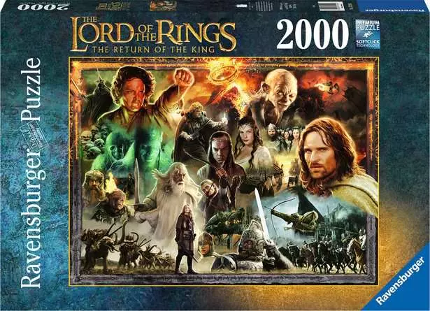 Jigsaw Puzzle Return of the King, Lord of the Rings - 2000 Pieces Puzzle