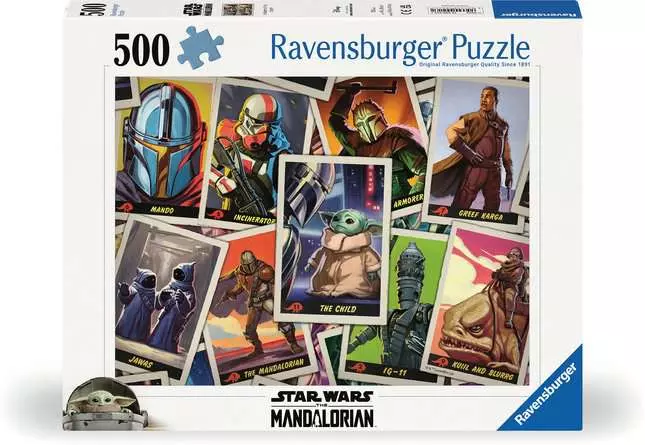 Jigsaw Puzzle Star Wars The Mandalorian "the Child" - 500 Pieces Puzzle