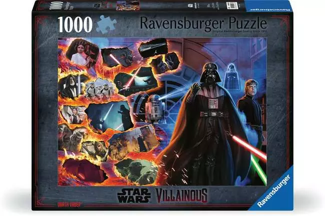 Jigsaw Puzzle Star Wars Villainous, Darth Vader - 1000 Pieces Puzzle