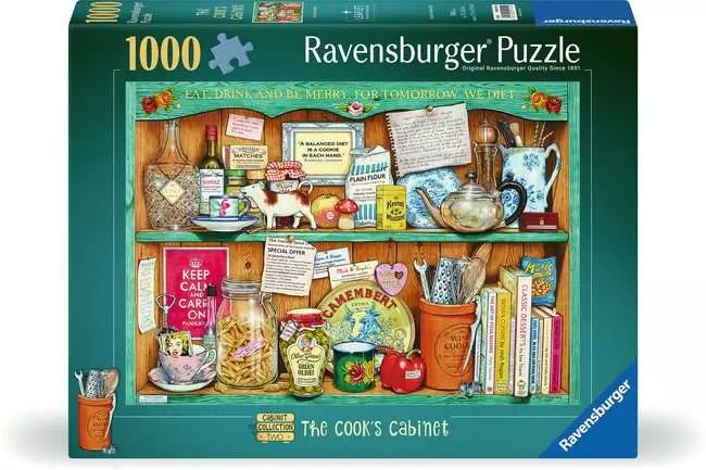 Jigsaw Puzzle The Cabinet Collection, Cook's Cabinet - 1000 Pieces Puzzle