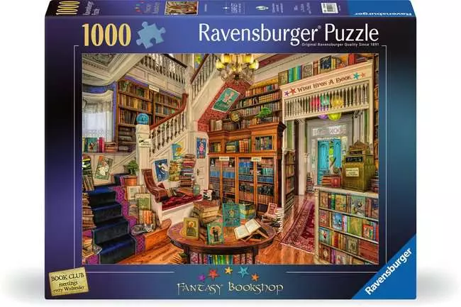 Jigsaw Puzzle The Fantasy Bookshop, Aimee Stewart - 1000 Pieces Puzzle