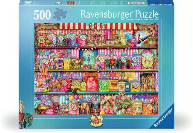 Jigsaw Puzzle The Sweet Shop, Aimee Stewart - 500 Pieces Puzzle