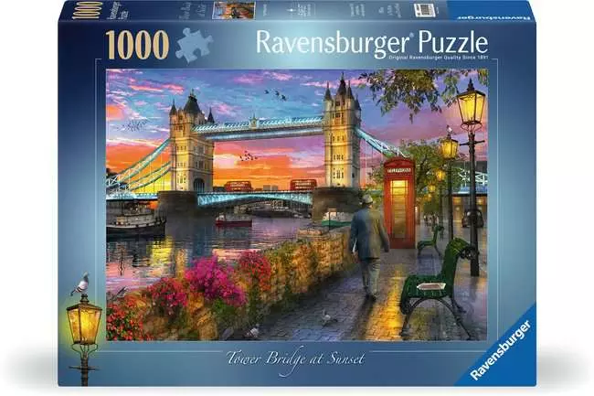 Jigsaw Puzzle Tower Bridge at Sunset - 1000 Pieces Puzzle