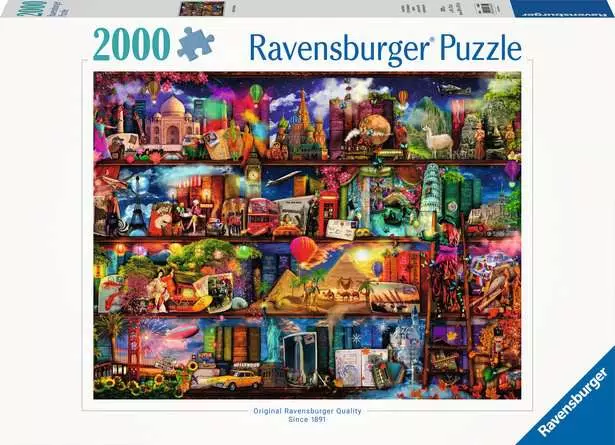 Jigsaw Puzzle Travel Shelves - 2000 Pieces Puzzle