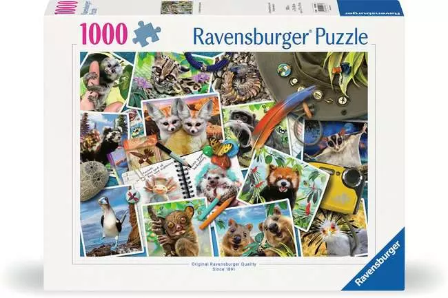 Jigsaw Puzzle Traveller's Animal Journal - 1000 Pieces Puzzle