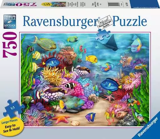 Jigsaw Puzzle Tropical Reef Life - 750 Pieces Puzzle