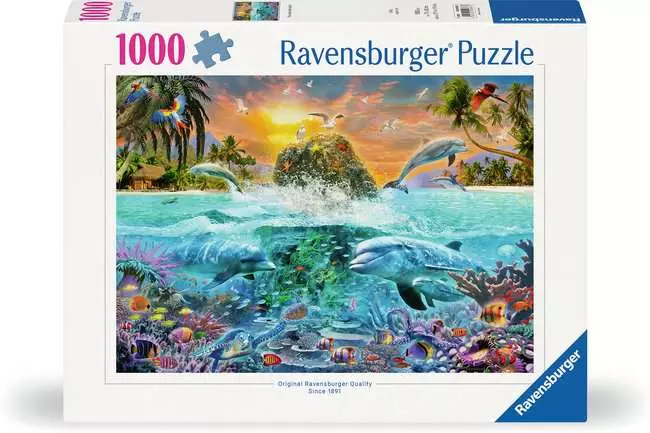 Jigsaw Puzzle Underwater Island - 1000 Pieces Puzzle