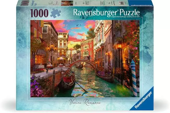 Jigsaw Puzzle Venice Romance - 1000 Pieces Puzzle