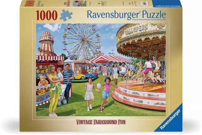 Jigsaw Puzzle Vintage Fairground fun - 1000 Pieces Puzzle