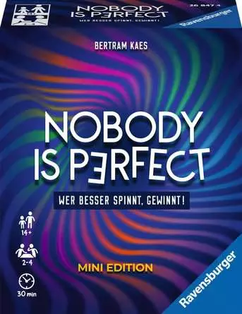 Nobody is perfect Mini Edition - Spiel ab 14 Jahren 1 Produktbild