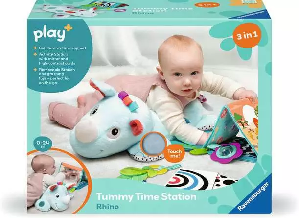 Ravensburger 3 in 1 Tummy Time Activity Station Rhino